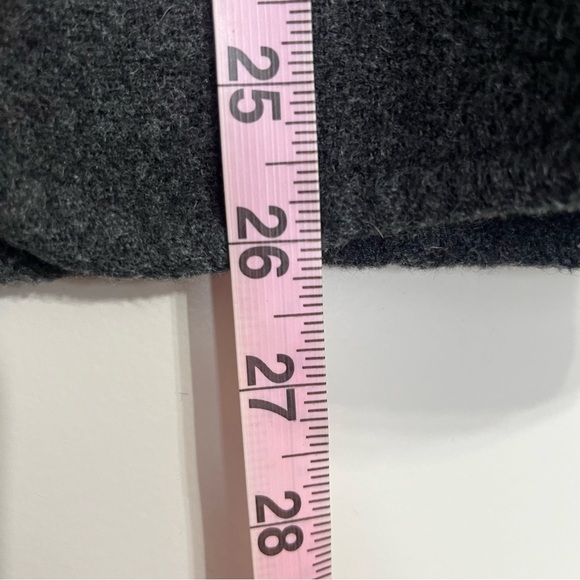 Women’s Vintage Field Manor Wool Blend Open Front Jacket Coat Size 6 Gray - Picture 6 of 8
